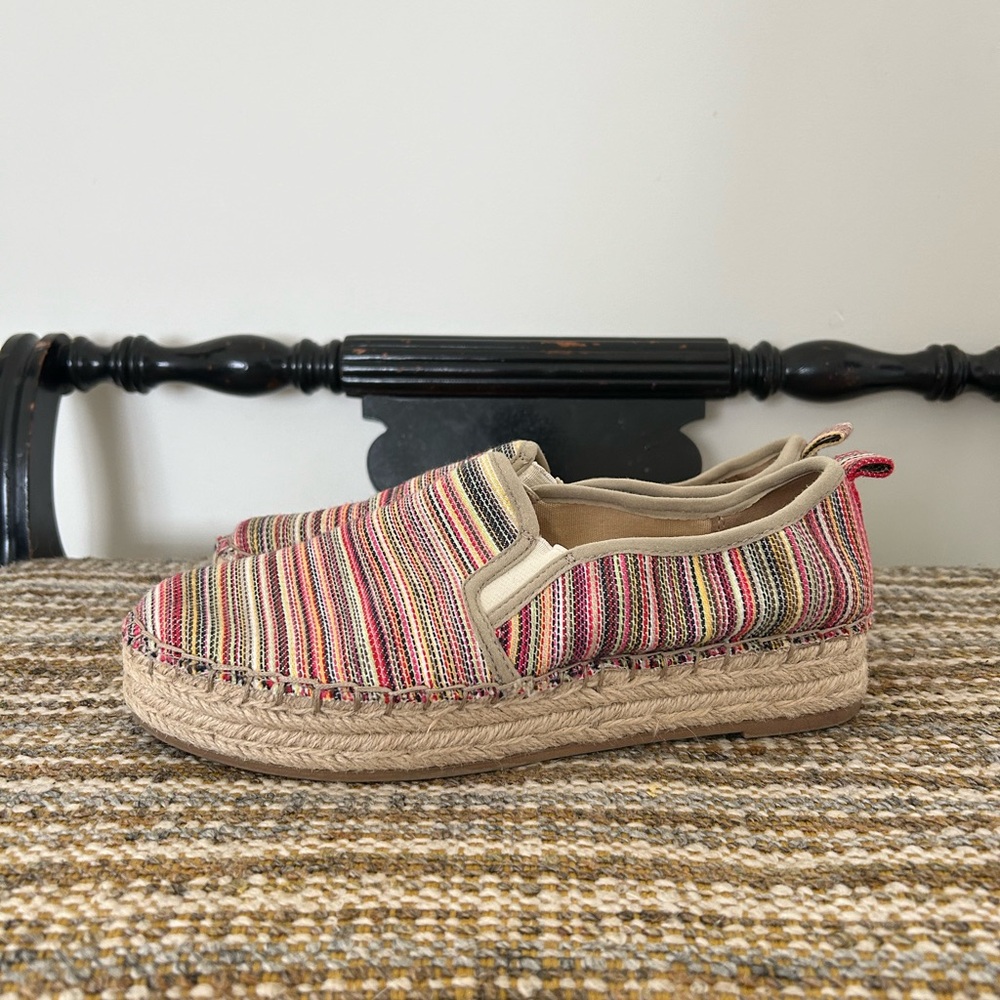 Sam Edelman Multicolor Striped Espadrilles